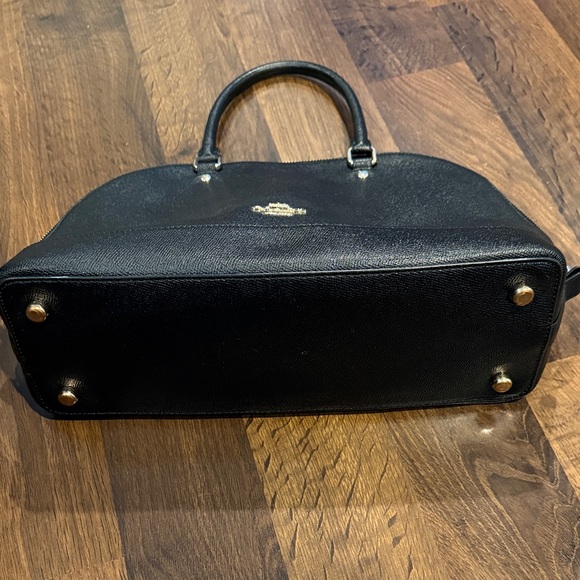 Black Coach Sierra Satchel Handbag - Picture 3 of 16